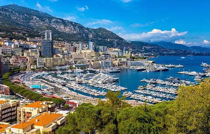 Monaco an der Cote d'Azur Monaco