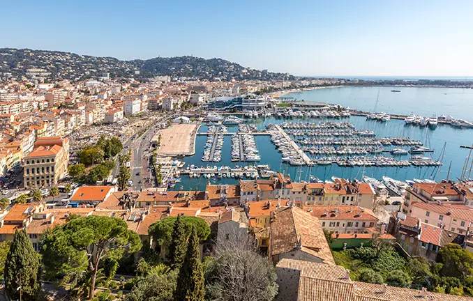 Stadthafen in Cannes Cannes - Cote d'Azur