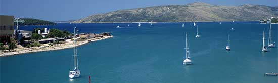 Segeln ab Trogir - Ausfahrt aus der ACI Marina